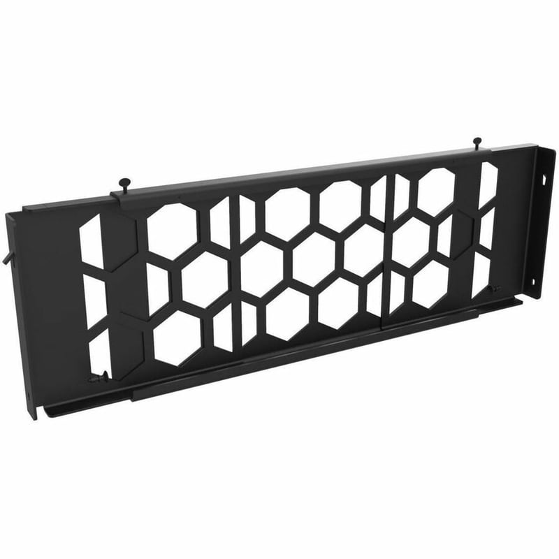 Ortronics MM20 Horizontal 4-Post Front to Rear Rack Cable Manager - Black - Thumbnail 2