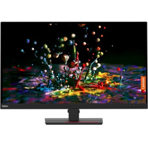 Lenovo ThinkVision P32P-20 32" Class 4K UHD LCD Monitor - 16:9 - Raven Black - Thumbnail 2