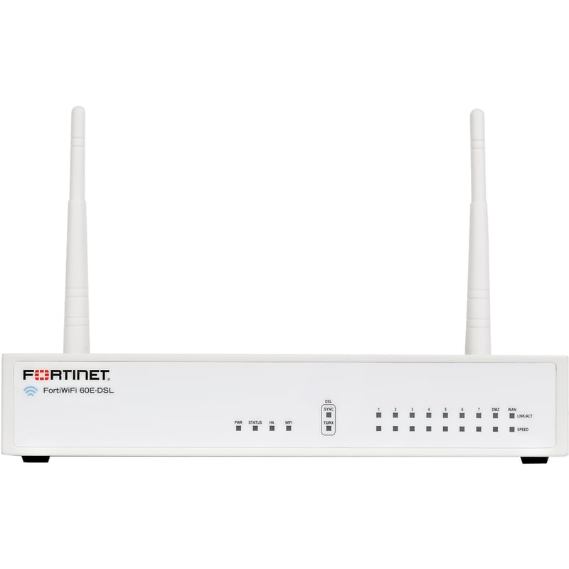 Fortinet FortiWifi FWF-60E-DSL Network Security/Firewall Appliance - Thumbnail 1