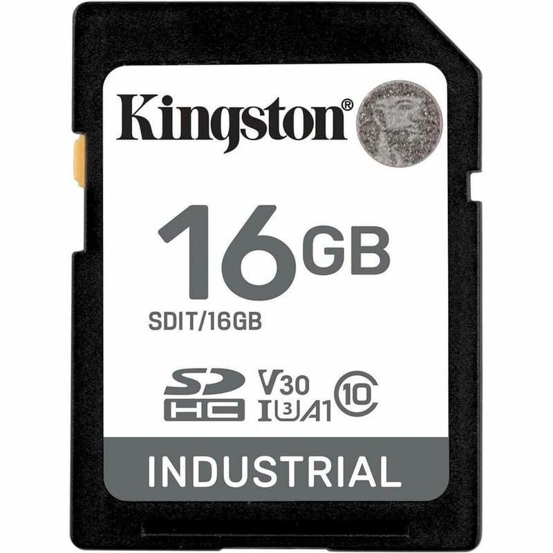 Kingston Industrial 16 GB Class 10/UHS-I (U3) V30 SDHC - 1 Pack - Thumbnail 2