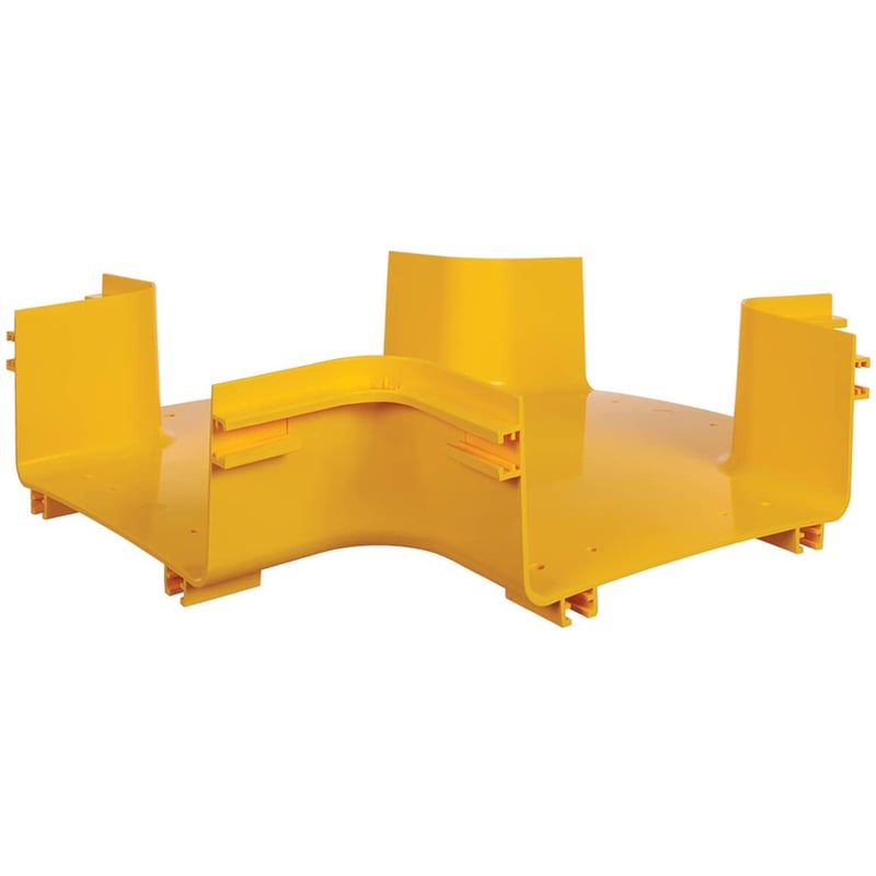 Eaton Tripp Lite Series Toolless Horizontal 4-Way Junction for Fiber Routing System, 240 mm (10 in.) - Thumbnail 1
