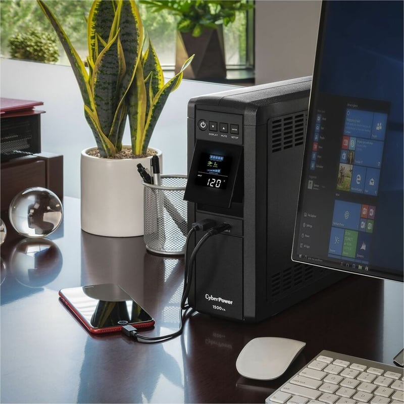 CyberPower CP1500PFCLCD PFC Sinewave UPS Systems - Thumbnail 5