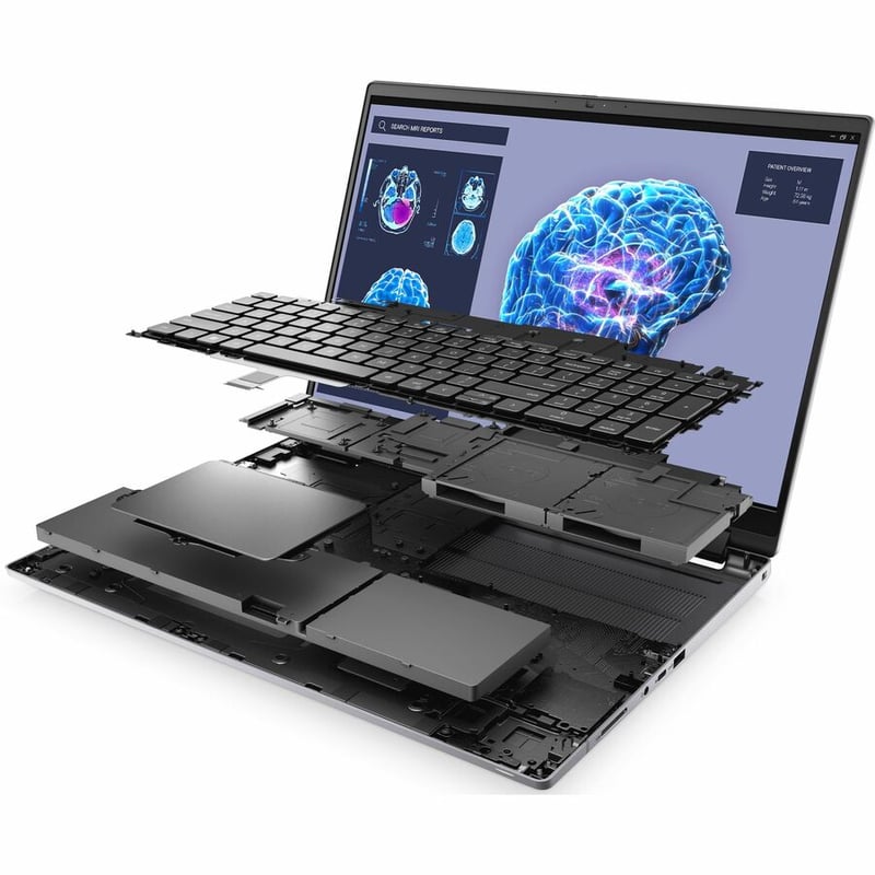 Dell Precision 7000 7680 16" Mobile Workstation - Full HD Plus - 1920 x 1200 - Intel Core i7 13th Gen i7-13850HX Icosa-core (20 Core) - 32 GB Total RAM - 512 GB SSD - Gray