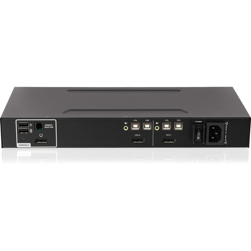 IOGEAR 2-Port Single View DisplayPort KVM Switch w/Audio and CAC support - Thumbnail 3