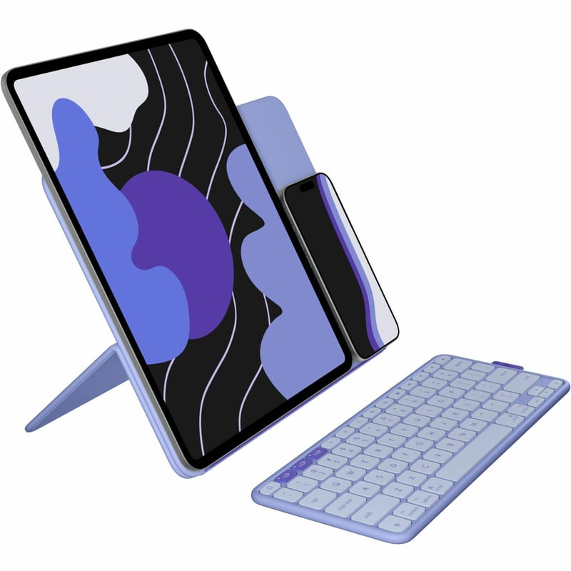 LOGITECH FLIP FOLIO F/ IPAD AIR AND IPAD PRO 13 INCH (LILAC) - Thumbnail 1