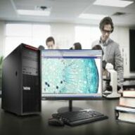 Lenovo ThinkStation P520c 30BX00J0US Workstation - 1 Xeon W-2225 - vPro Technology - 16 GB - 512 GB SSD - Tower - Thumbnail 3