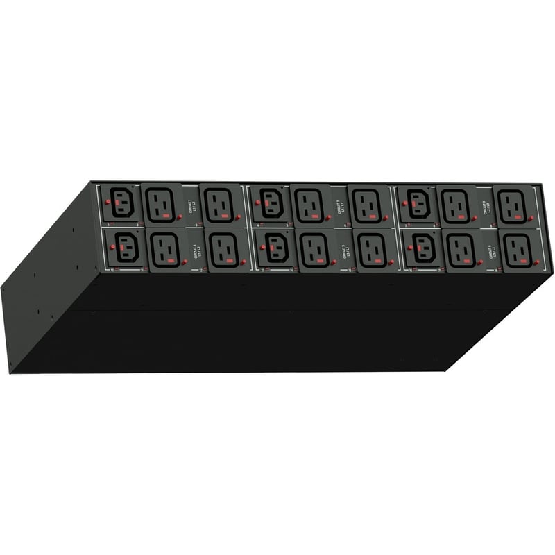 Raritan PX3-4611R-E2 (6) IEC320 C13 Locking, (12) IEC320 C19 Locking PDU - Thumbnail 2