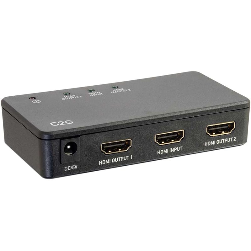 C2G 2-Port HDMI Splitter - 4K 30Hz (TAA) - Thumbnail 2