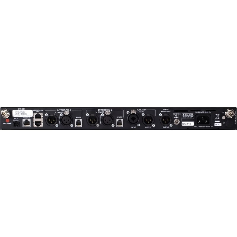 UHF BASE STATION 2CH BAND FD, 4M HEADSET - Thumbnail 2