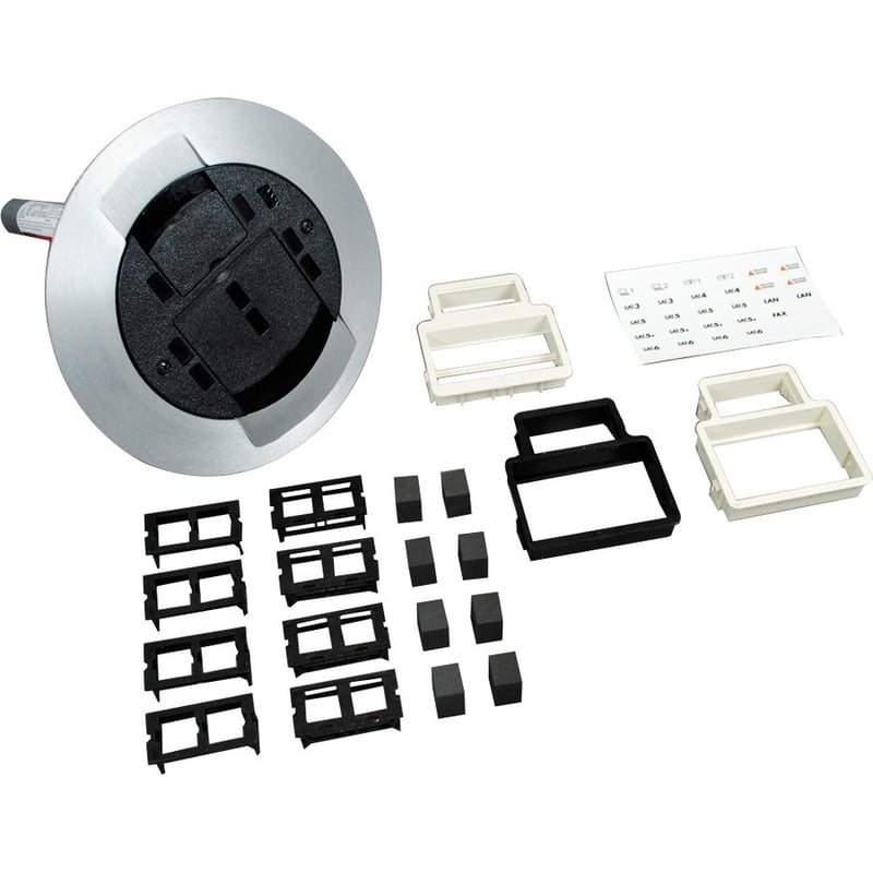 Wiremold AMD8ATC Assembled Communications Poke-Thru Device - Thumbnail 1