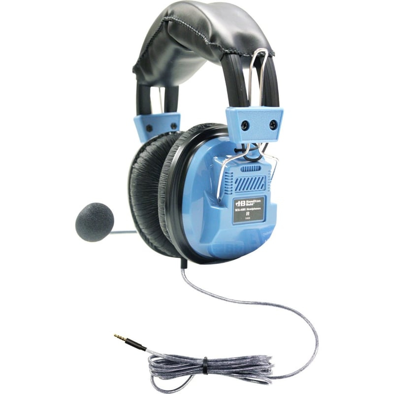 DELUXE HEADSET W/ GOOSENECK MICROPHONE AND TRRS PLUG - Thumbnail 1