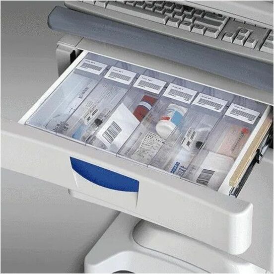 Capsa Healthcare - LX5 Non-Powered Cart (LX5-NG-D10-M-35) - Light Duty Mobile Computing Cart - Thumbnail 4