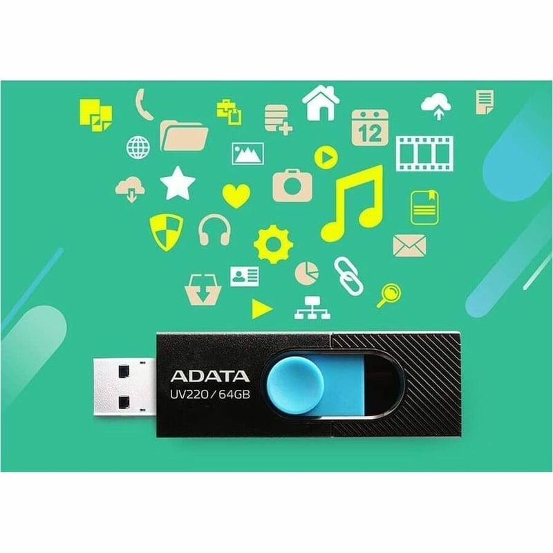 Adata Classic UV220 64GB USB 2.0 Flash Drive - Thumbnail 3
