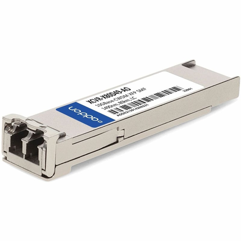 AddOn Ciena® XCVR-X80D49 Compatible TAA 10GBase-CWDM XFP Transceiver (SMF, 1490nm, 80km, LC, DOM) - Thumbnail 1