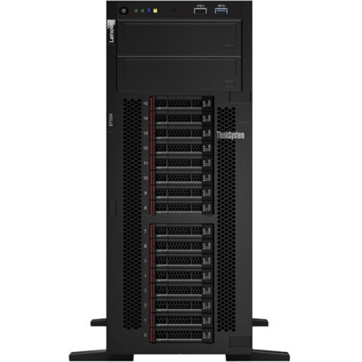 Lenovo ThinkSystem ST550 7X10A028NA 4U Tower Server - 1 Xeon Silver 4110 2.10 GHz - 16 GB RAM - 12Gb/s SAS, Serial ATA Controller