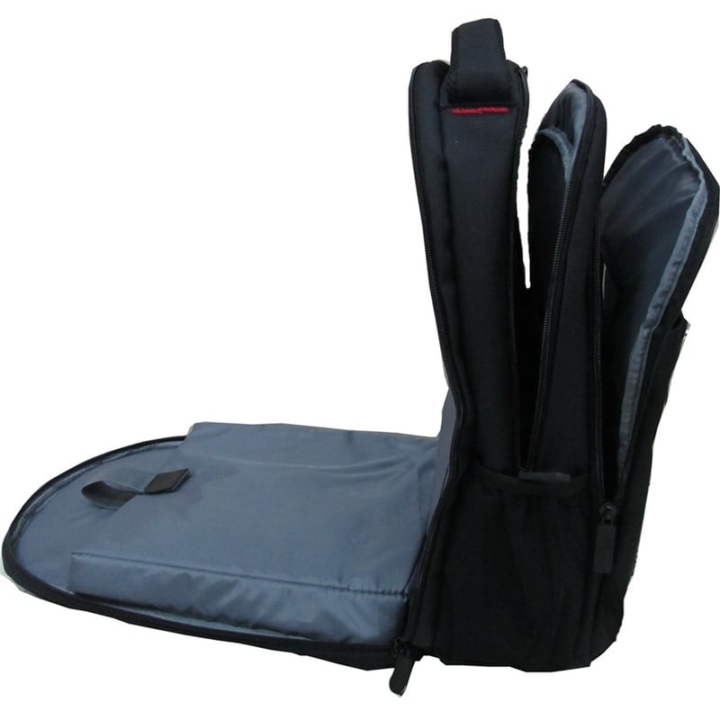 ECO STYLE Tech Pro Carrying Case (Backpack) for 16" to 16.4" iPad Notebook - Red, Black - Thumbnail 5