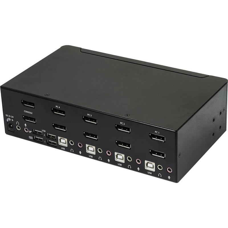 StarTech.com 4 Port Dual DisplayPort KVM Switch - DisplayPort 1.2 KVM - 4K 60Hz - Thumbnail 4