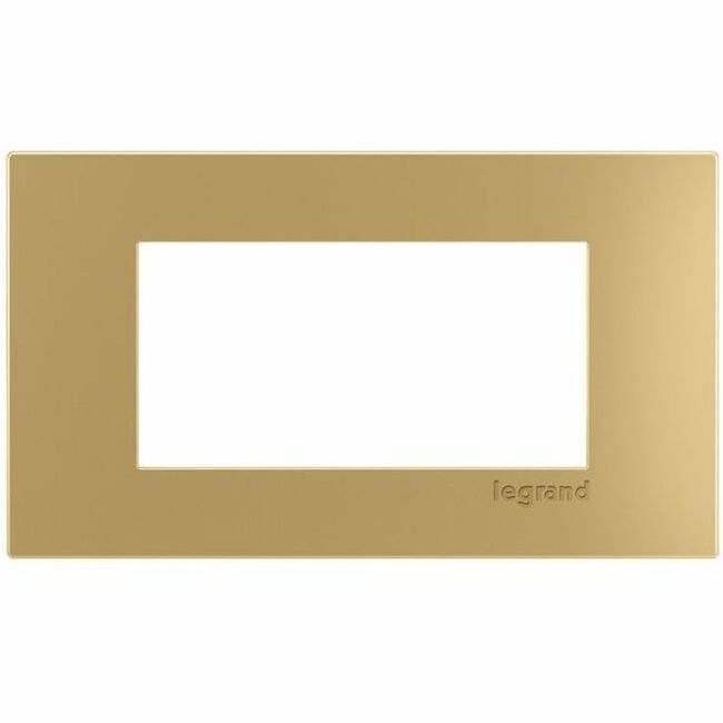 Wiremold Dash Series 2-Cube Trim Plate - Bronze - Thumbnail 1