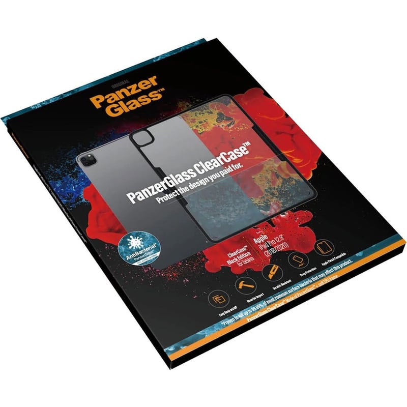 PanzerGlass ClearCase iPad Pro 12,9" (2018/20/21) - Black Edition - Thumbnail 4
