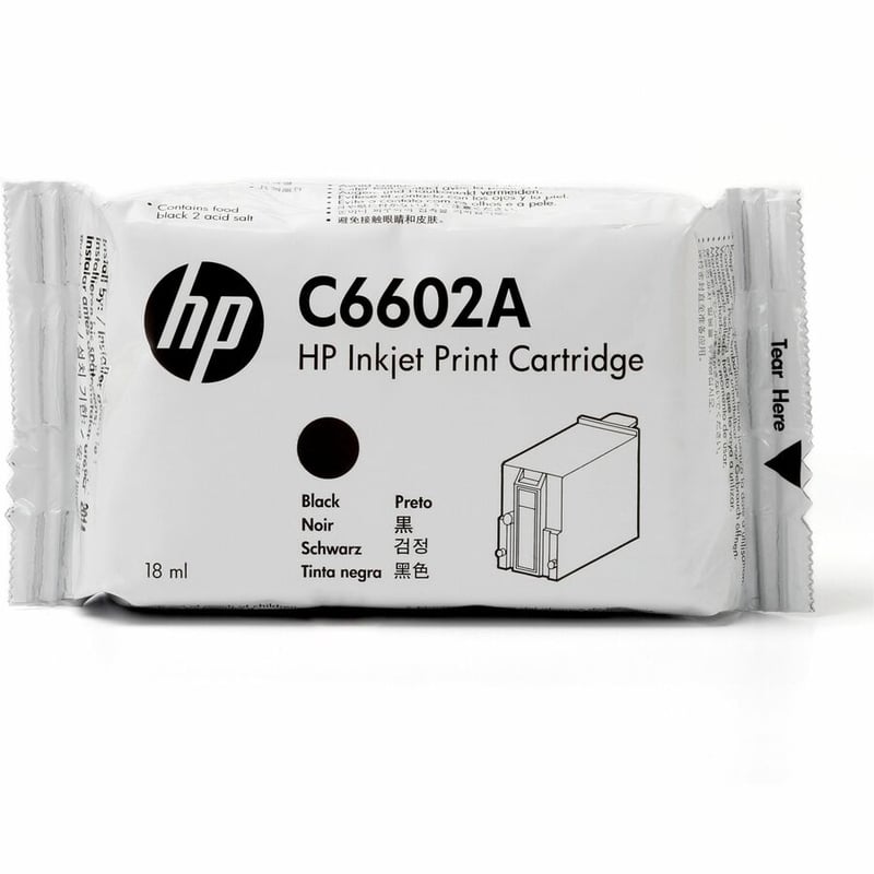 HP (C6602A) Original High Yield Inkjet Ink Cartridge - Black - 1 Each - Thumbnail 2