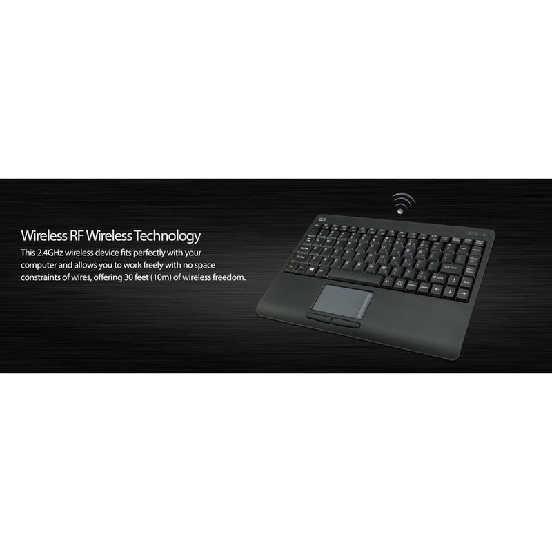 WIRELESS MINI TOUCHPAD KEYBOARD USB - Thumbnail 4