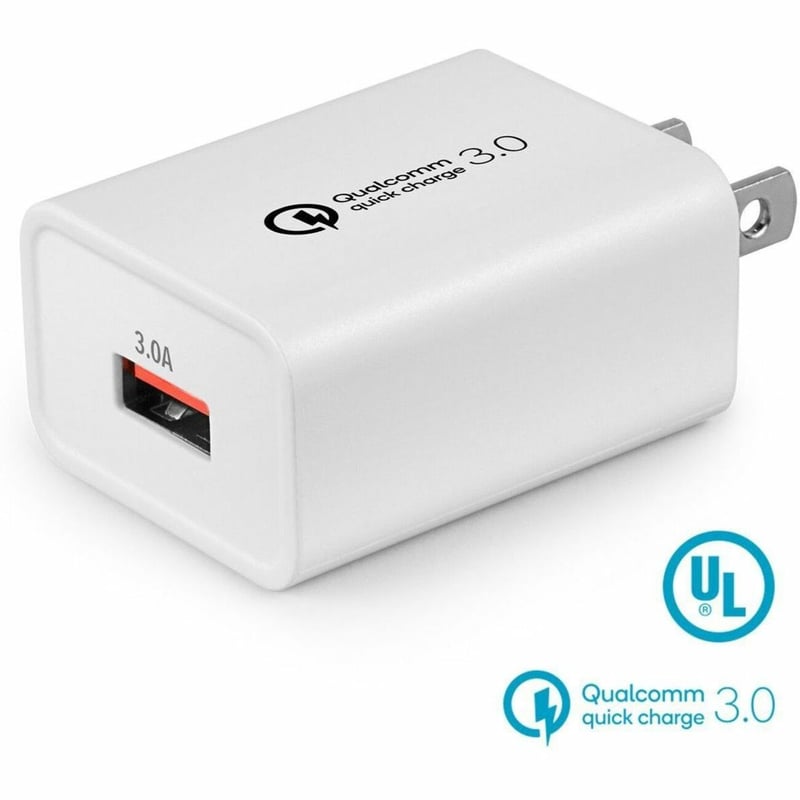 CELLAIRIS WALL QC 3.0 SINGLE USB-A WHT - Thumbnail 1