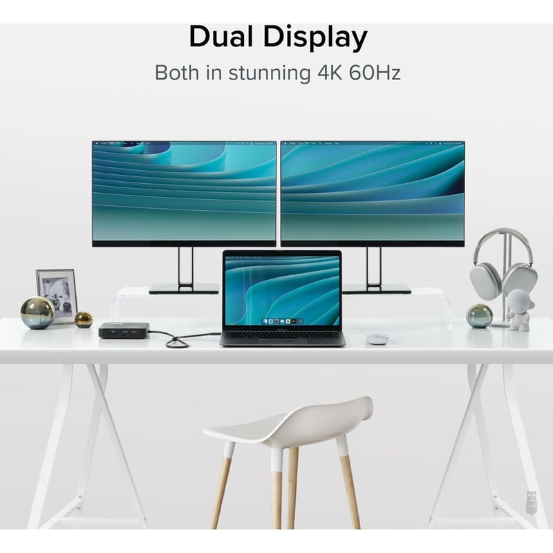 Plugable USB 3.0 or USB C to HDMI Adapter Extends to 4x Monitors, Compatible with Windows and Mac - Thumbnail 3
