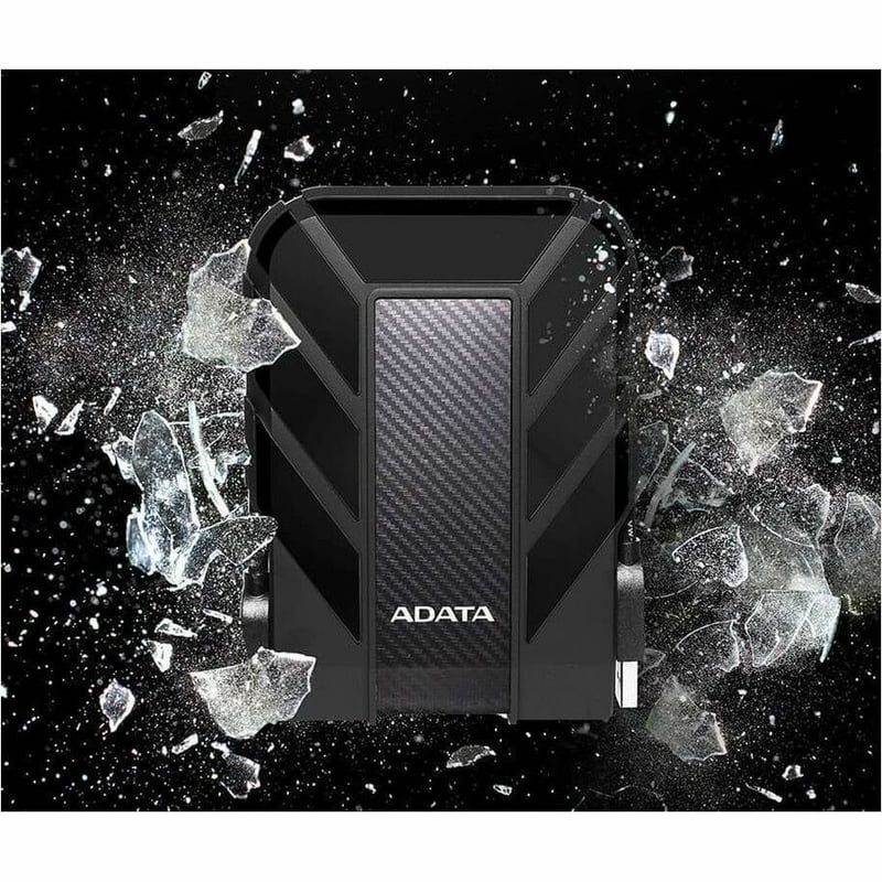 Adata HD710 Pro 2 TB Portable Hard Drive - External - Black - Thumbnail 2