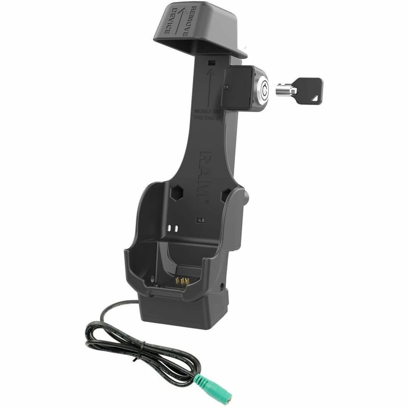 RAM Mounts Locking Powered Dock for Zebra TC8300 - Thumbnail 1