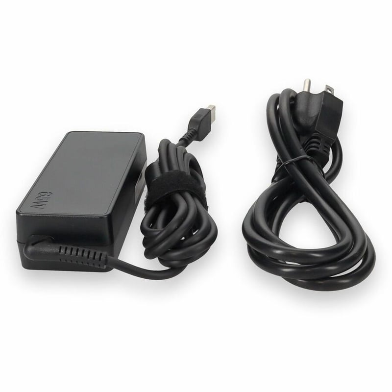 Lenovo 4X20E53336 Compatible 65W 20V at 3.25A Black Slim Tip Laptop Power Adapter and Cable - Thumbnail 4