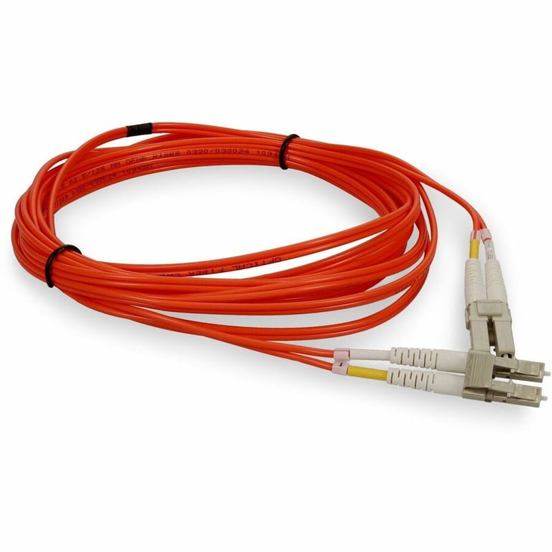 AddOn 8m LC (Male) to LC (Male) Orange OM1 Duplex Fiber OFNR (Riser-Rated) Patch Cable - Thumbnail 3