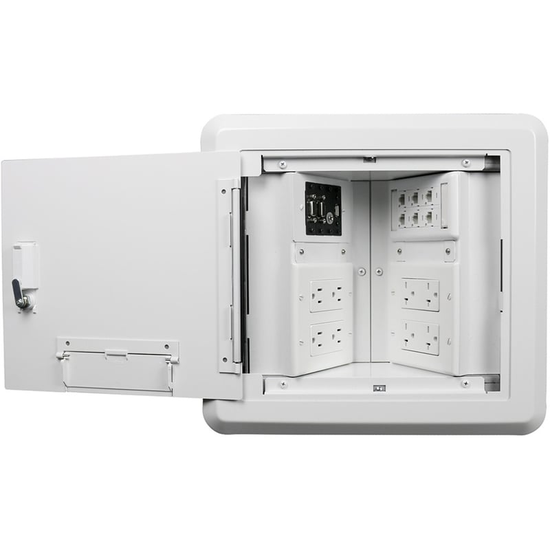 Wiremold Evolution Series 8-Gang Hinged Wall Box - Thumbnail 1
