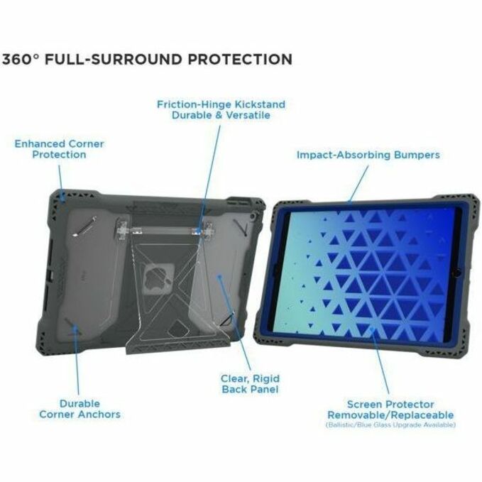 SHIELD EXTREME-X2 FOR IPAD 9 10.2 (FITS IPAD 7/8) (BLUE) - Thumbnail 2