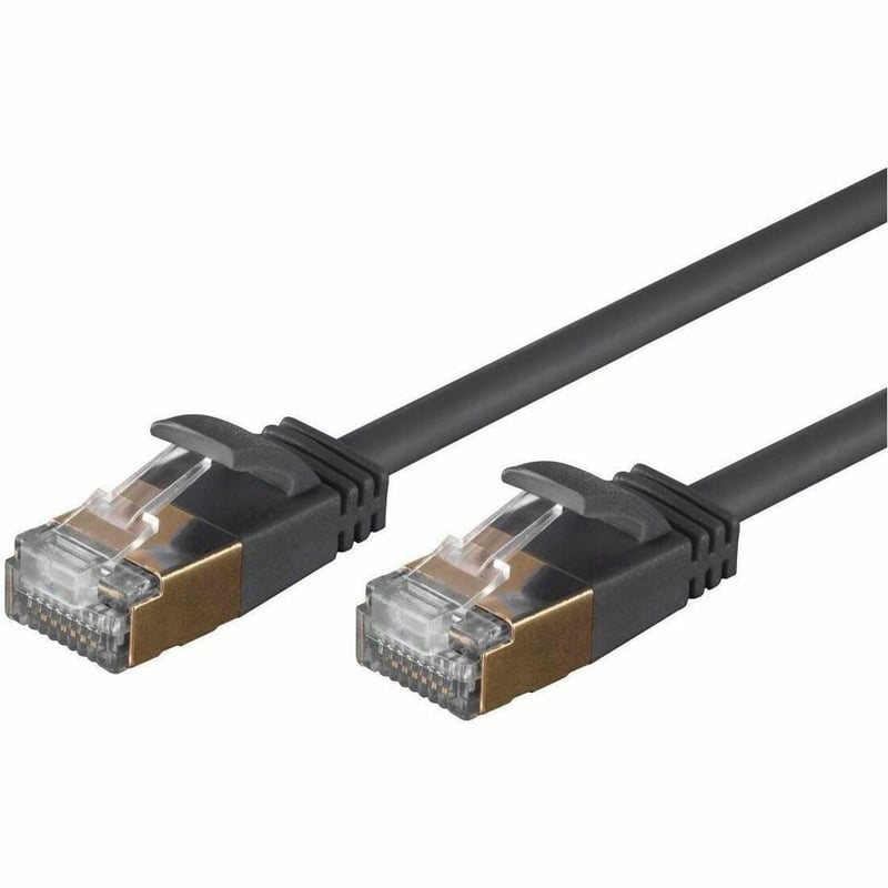 MONOPRICE SLIMRUN CAT6A ETHERNET PATCH CABLE - SNAGLESS RJ45_ STRANDED_ F/FTP_ P - Thumbnail 1