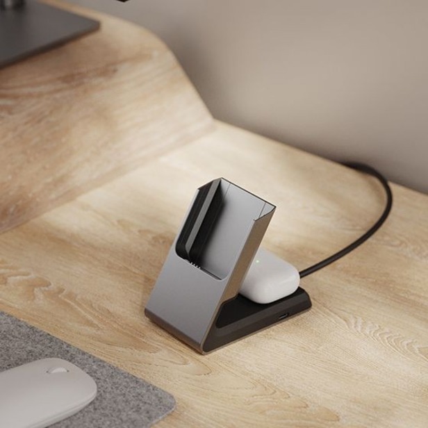 Alogic Matrix 2-in-1 Magnetic Charging Dock - Black - Thumbnail 4