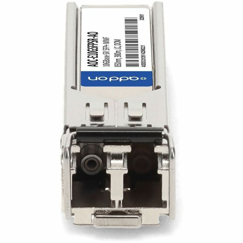AddOn Supermicro AOC-E10GSFPSR Compatible TAA Compliant 10GBase-SR SFP+ Transceiver (MMF, 850nm, 300m, LC, DOM)