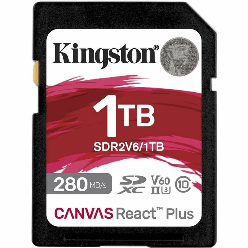 1TB CANVAS REACT PLUS SDXC UHS-II 280R/150W U3 V60 FOR FULL HD - Thumbnail 1