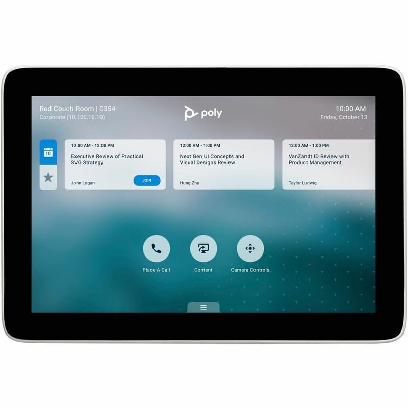 POLY TC8 TOUCH CONTROLLER GSA/TAA JITC-US - Thumbnail 4