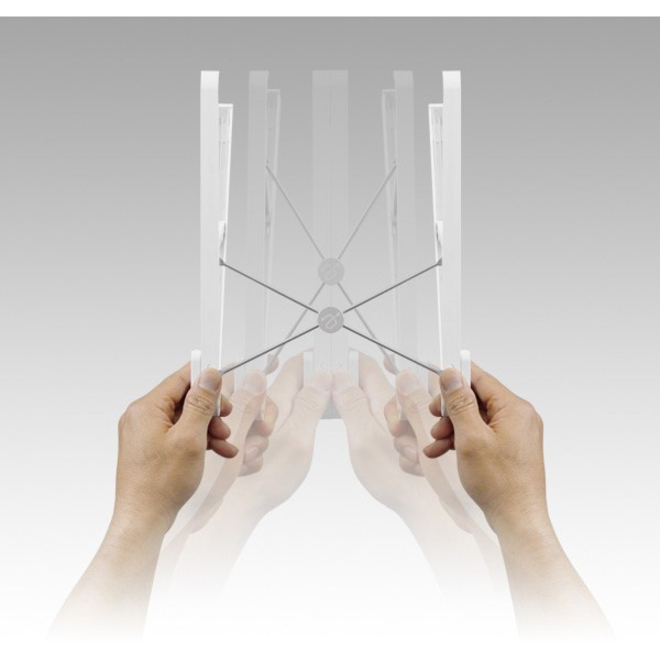 Aluratek Universal Portable Foldable Laptop and Tablet Stand - Thumbnail 3