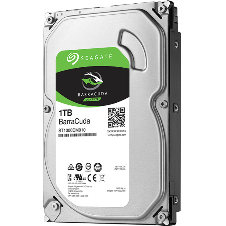 Seagate BarraCuda ST1000DM010 1 TB Hard Drive - 3.5" Internal - SATA (SATA/600) - Thumbnail 4