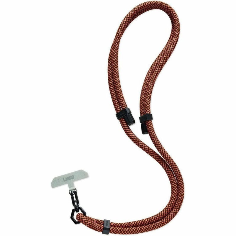 UAG THICK CROSSBODY LANYARD FOR PHONES - RUST/ BLACK - Thumbnail 1