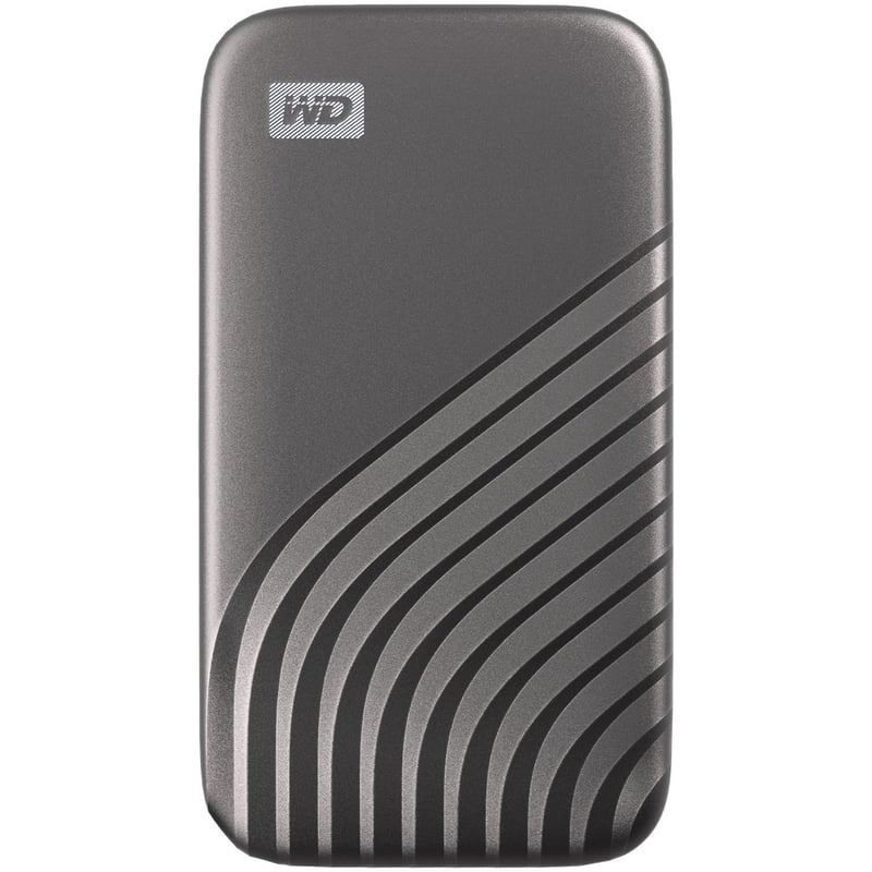 WD My Passport WDBAGF0020BGY-WESN 2 TB Portable Solid State Drive - External - Space Gray - Thumbnail 1