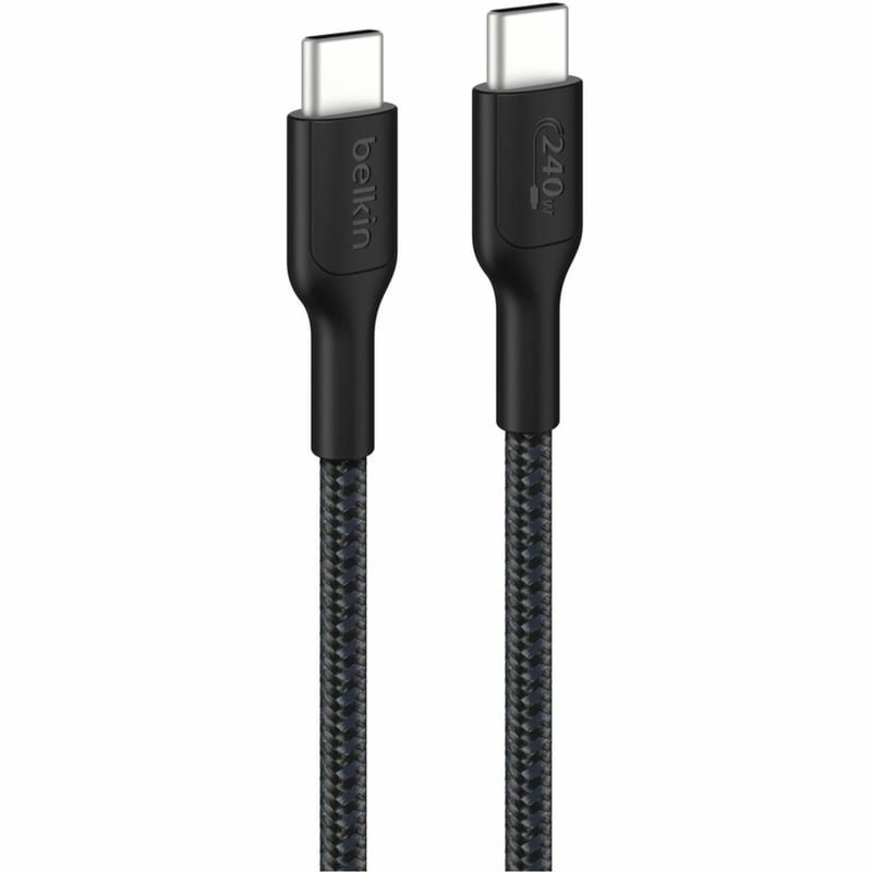 C - C CBL 240W 2.0 BRAIDED PCR 2M BLACK 15-RETAIL BOX - Thumbnail 1