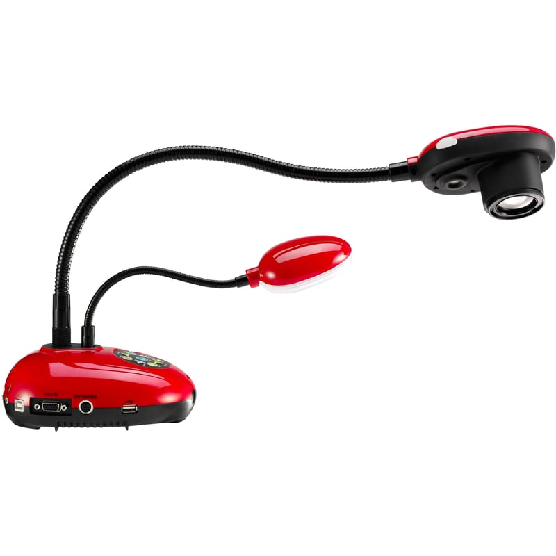 LUMENS LADIBUG DOCUMENT CAMERA 30 FPS 20X ZOOM A/V REC RED - Thumbnail 1