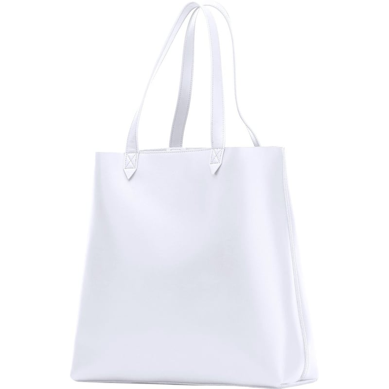MADE EASY LEATHER TOTE WHITE - Thumbnail 5