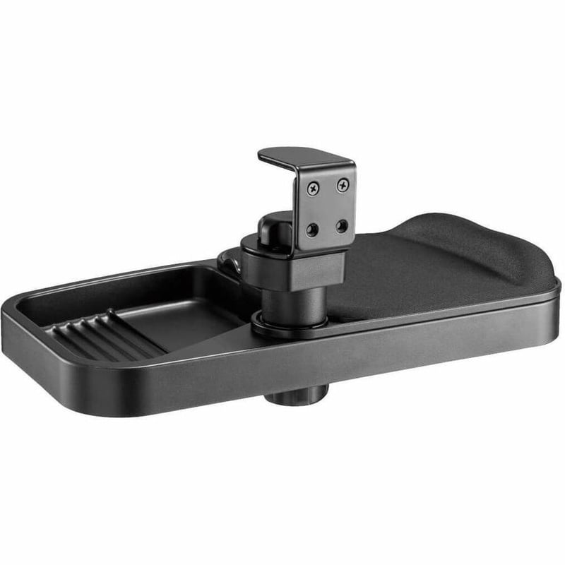Eaton Tripp Lite Series Under-Desk Clamp-On Storage Tray with Built-In Mouse Pad and Wrist Rest - Thumbnail 5