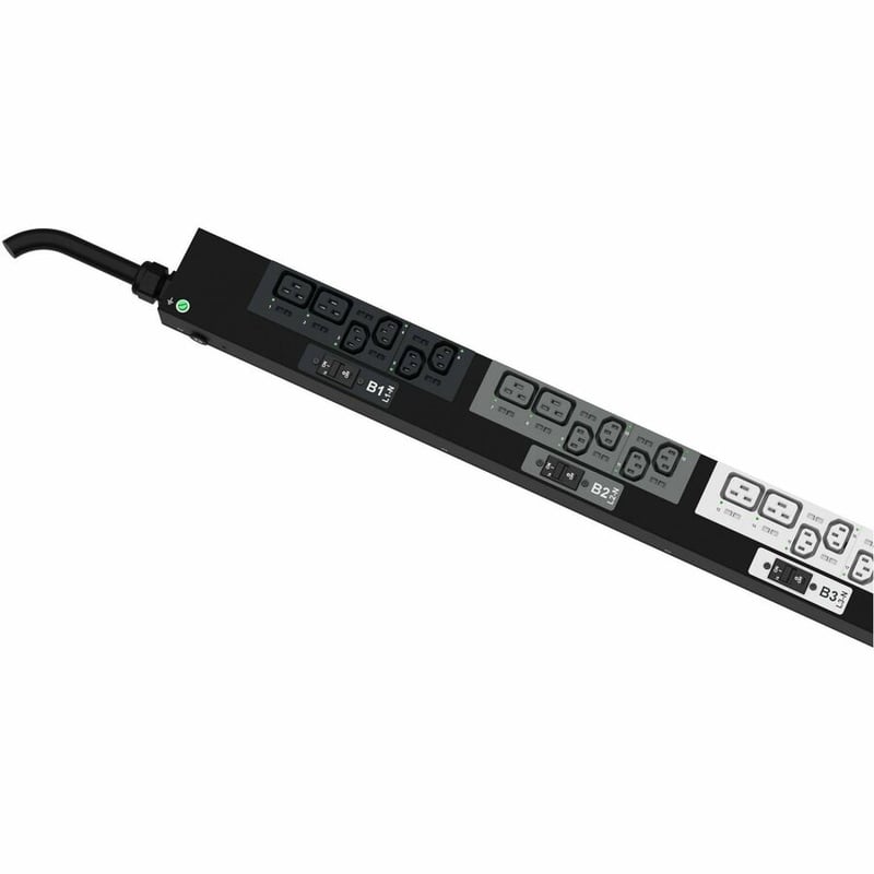 MSPO PDU 32AMP 24 C13 12 C19 BL EA - Thumbnail 2