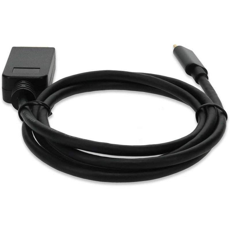 AddOn 6ft USB C 3.1 Male to DisplayPort Male Black Cable - Thumbnail 4