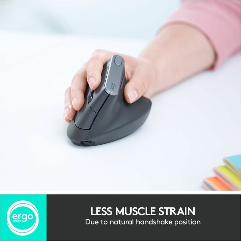 Logitech MX Vertical Advanced Ergonomic Mouse - Thumbnail 2