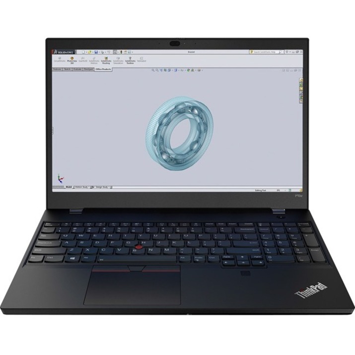 Lenovo ThinkPad P15v Gen 1 20TQ002WUS 15.6" Mobile Workstation - Full HD - Intel Core i7 10th Gen i7-10875H - vPro Technology - 32 GB - 512 GB SSD - English (US) Keyboard - Glossy Black